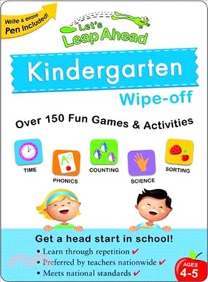 Let's Leap Ahead Kindergarten Wipe-Off ─ Over 150 Fun Games & Activities