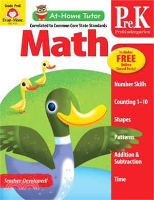 At-Home Tutor Math, Grade PreK