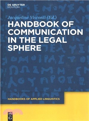 Handbook of Communication in the Legal Sphere