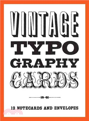 Vintage Typography Notecards