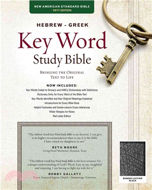 The Hebrew-greek Key Word Study Bible ― New American Standard Bible, Black, Bonded Leather, Thumb-indexed With Ribbon Marker