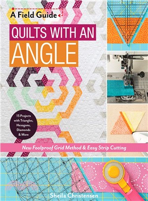Quilts With an Angle ― New Foolproof Grid Method & Easy Strip Cutting; 15 Projects With Triangles, Hexagons, Diamonds & More