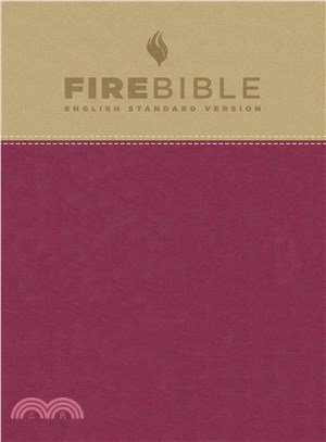 Holy Bible ― Fire Bible, English Standard Version, Tan/Berry Flexisoft Leather