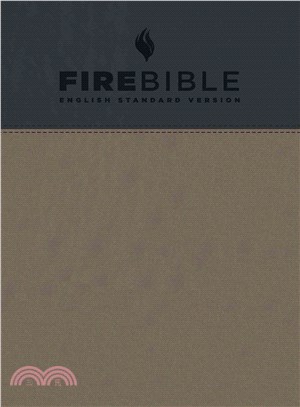 Holy Bible ─ Fire Bible, English Standard Version, Slate Blue/Charcoal Flexisoft Leather