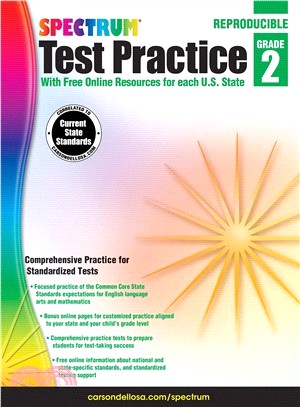 Spectrum Test Practice, Grade 2 ─ With Free Online Resources for Each U.S. State