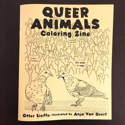 Queer Animals Coloring Zine