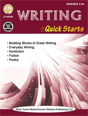 Writing Quick Starts Workbook, Grades 4-12