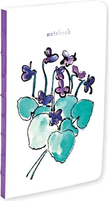 Purple Posy Small Bullet Journal