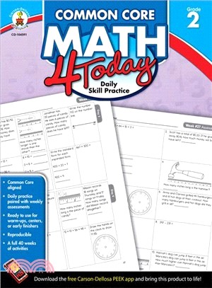 Common Core Math 4 Today, Grade 2 ─ Daily Practice Skills