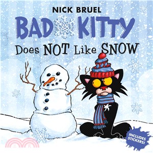 Bad Kitty does not like snow...
