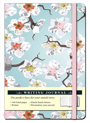 Floral White Blossom Journal