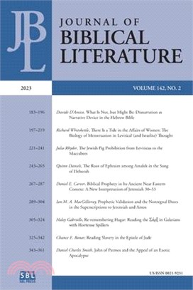 Journal of Biblical Literature 142.2 (2023)