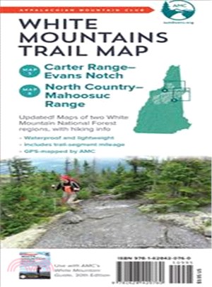 Appakachian Mountain Club White Mountains Trail Map ─ Maps 5-6: Carter Range-Evans Notch and North Country-Mahoosuc Range