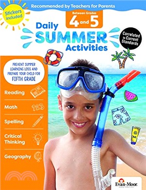 Daily Summer Activities (2018 Revised Edition), Between Grades 4 and 5