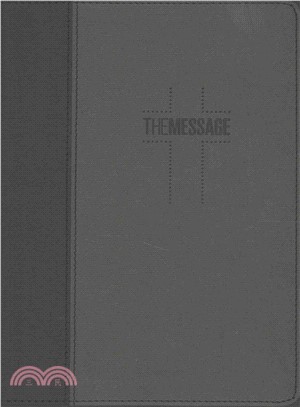 The Message ─ The Bible in Contemporary Language, Black/Slate, Leather-Look