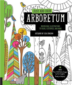 Arboretum ─ 30 Original Illustrations to Color, Customize, and Hang