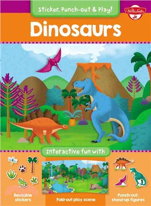 Dinosaurs ─ Interactive Fun With Reusable Stickers, Fold-out Play Scene, and Punch-out, Stand-up Figures!