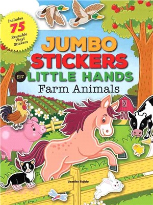 Jumbo Stickers for Little Hands Farm Animals