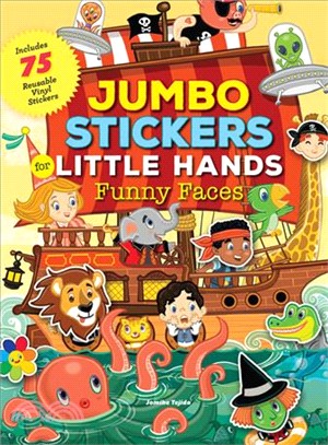 Jumbo Stickers for Little Hands: Funny Faces Includes 75 Reusable Vinyl Stickers