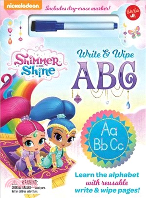 Nickelodeon's Shimmer and Shine Chalkboard ABC ― Learn the Alphabet With Reusable Chalkboard Pages!