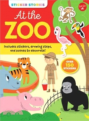 At the Zoo ― Includes Stickers, Drawing Steps, and Scenes to Decorate