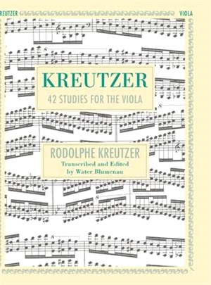 42 Studies: Transcribed for Viola (Schirmer's Library of Musical Classics, Volume 1737)