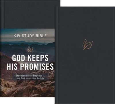 The God Keeps His Promises KJV Study Bible [Slate Leaf]: Understand Bible Prophecy. . .and Find Inspiration for Life