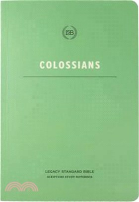 Lsb Scripture Study Notebook: Colossians