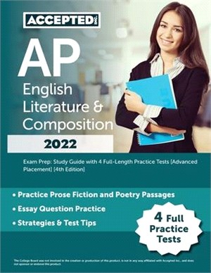 AP English Literature & Composition 2022 Exam Prep: Study Guide with 4 Full-Length Practice Tests [Advanced Placement] [4th Edition]