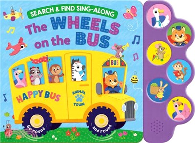 Search & Find: Wheels on the Bus (6-Button Sound Book)