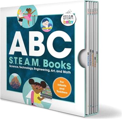 ABC Steam Books for Infants and Toddlers: Science, Technology, Engineering, Art, and Math