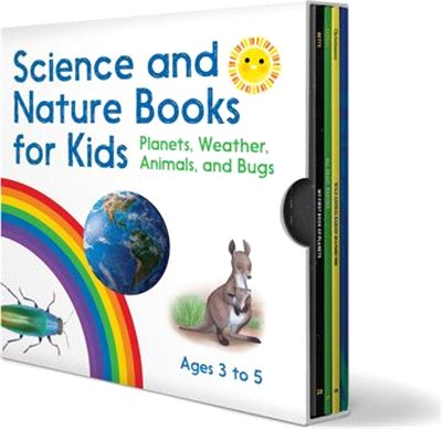 Science and Nature Books for Kids 3 to 5 Box Set: Planets, Weather, Animals, and Bugs