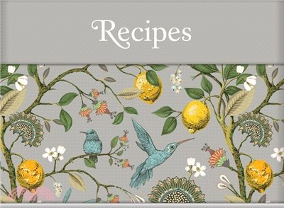 Recipes - Recipe Card Collection Tin (Floral Birds & Lemons)