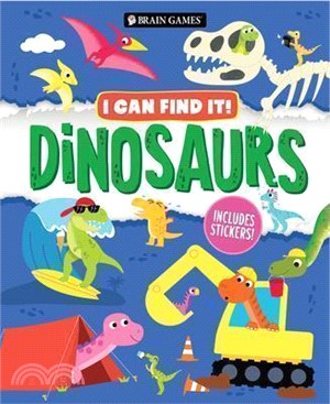 Brain Games - I Can Find It!: Dinosaurs - Includes Stickers!