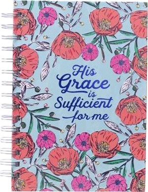 Large Wire Journal His Grace Is Sufficient 2 Cor. 12:9