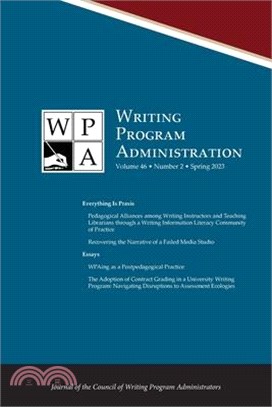 Wpa: Writing Program Administration 46.2 (Spring 2023)