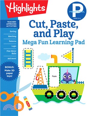 Cut, Paste, and Play (Highlights Mega Fun Learning Pad)