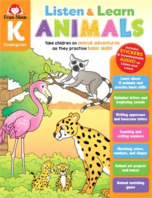 Listen and Learn: Animals, Grade K (附音檔下載連結)