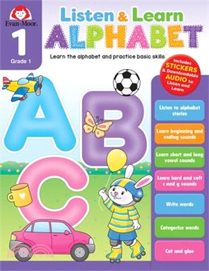 Listen and Learn: Alphabet, Grade 1 Workbook (附音檔下載連結)