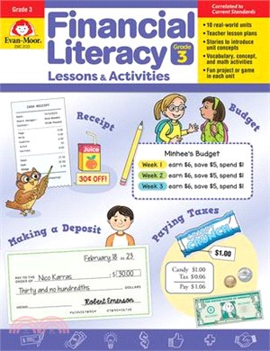 Financial Literacy Lessons and Activities, Grade 3 - Teacher Resource