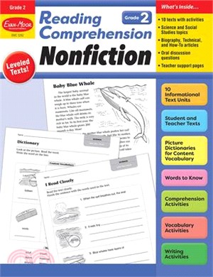 Reading Comprehension: Nonfiction, Grade 2 Teacher Resource