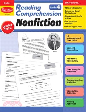 Reading Comprehension: Nonfiction, Grade 4 Teacher Resource