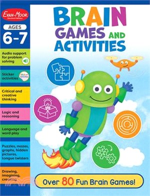 Brain Games for Today's Kids, Ages 6-7 Workbook (支援線上音檔)