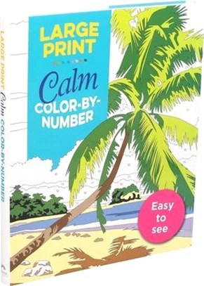 Large Print Calm Color-by-Number