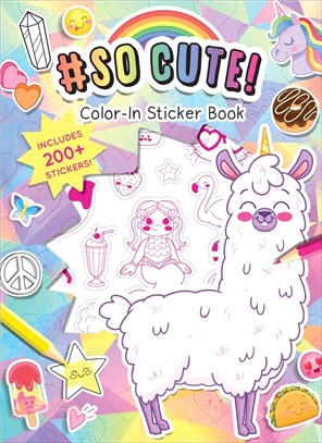 #Socute! Color-In Stickers