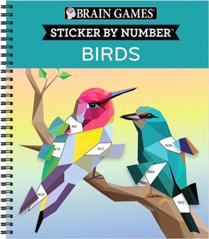 Brain Games: Sticker by Number Birds