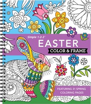 Color & Frame - Easter (Adult Coloring Book)