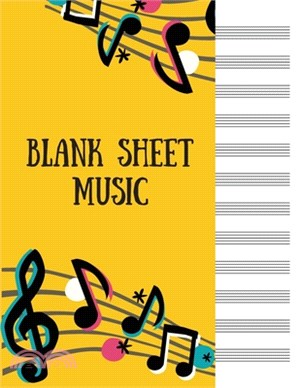 Blank Sheet Music: Staff Music Writing Pad - 12 Staves per Page, 100 Pages, 8.5 x 11" Size