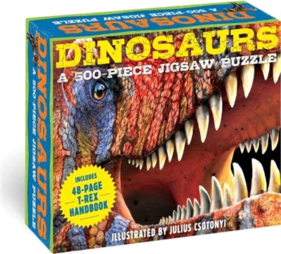 Dinosaurs: 550-Piece Jigsaw Puzzle & Book：A 550-Piece Family Jigsaw Puzzle Featuring the T-Rex Handbook!