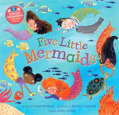Five Little Mermaids - audio and video included - online access link inside
